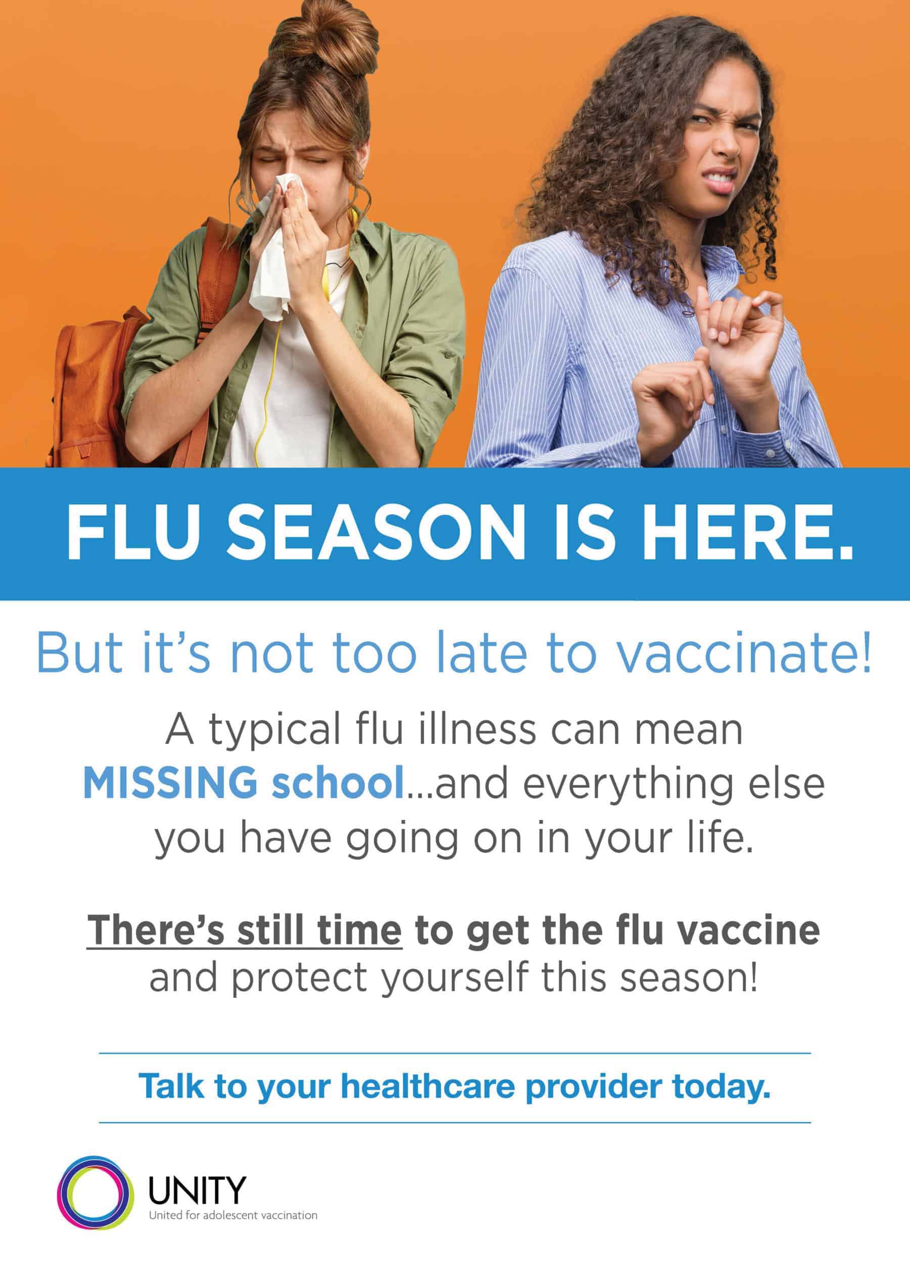 UNITY_Poster_Flu season is here
