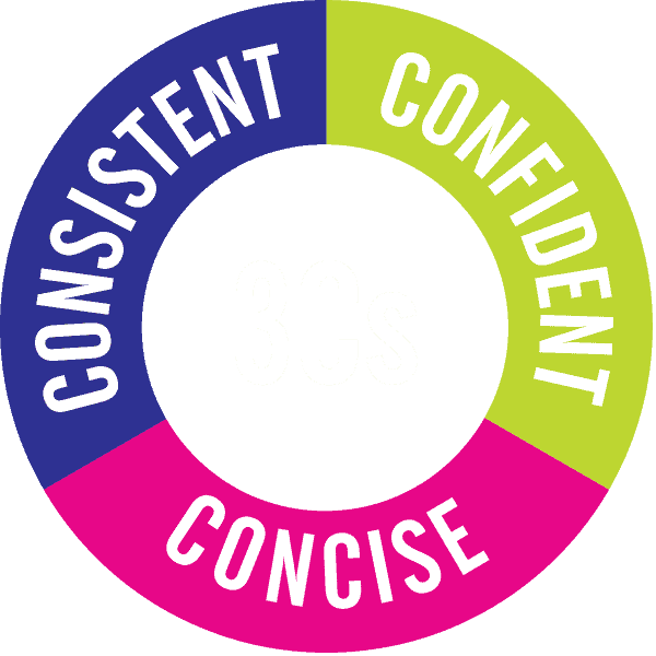 3Cs Logo white center